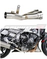 YZF R6 Exhaust YAMAHA Cat Eliminator Catalyst Catalytic Converter Linkpipe Decat Downpipe 2010 - 2016 DOMINATOR  x