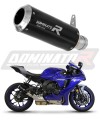 exhaust muffler DOMINATOR GP BLACK fits to Yamaha YZF R1 1000 RN65 2020  2022 6