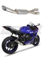 YZF R1 R1M 1000 RN65 Exhaust Cat Eliminator Catalyst Catalytic Converter Linkpipe Decat Downpipe 2020 - 2021 DOMINATOR x