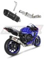 échappement silencieux DOMINATOR HP1 noir compatible avec la moto Yamaha YZF R1 1000 RN65 2020  2022 3