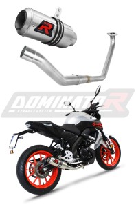Yamaha MT 125 2020 Ligne complète d'échappement Collecteur Silencieux GP + dB killer medium