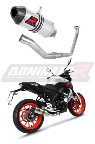kompletny układ wydechowy z tłumikiem DOMINATOR Full System HP3 pasujący do motocykla Yamaha MT 125 2020  6