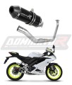 complete exhaust system with muffler DOMINATOR Full System HP3 BLACK fits to Yamaha YZF R125 2019  2020 6