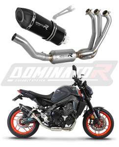 Yamaha MT 09 2021 - 2023 EX Full Exhaust System Collector Silencer HP5 BLACK + dB killer medium