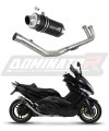 Yamaha T-MAX 500 Full  Exhaust System  Muffler Auspuff Sportauspuff Silencer Echappement Silencieux Scarico Scarichi Escape Collector Manifold Wydech Tłumik  GP1 BLACK DOMINATOR x