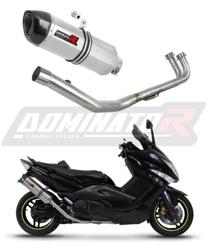 Yamaha T-MAX 500 Full  Exhaust System  Muffler Auspuff Sportauspuff Silencer Echappement Silencieux Scarico Scarichi Escape Collector Manifold Wydech Tłumik HP1 DOMINATOR x