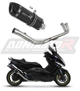 Yamaha T-MAX 500 2008 - 2011 Ligne complète d'échappement Collecteur Silencieux HP1 NOIR + dB killer medium