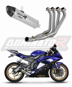 Yamaha YZF R6 2006 - 2016 Ligne complète d'échappement Collecteur Silencieux HP8 + dB killer medium