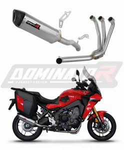 Yamaha Tracer 9 / GT 2021 - 2024 Ligne complète d'échappement Collecteur Silencieux HP6 + dB killer medium