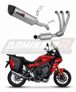 Yamaha Tracer 9 / GT 2021 - 2024 Ligne complète d'échappement Collecteur Silencieux HP6 EX + dB killer medium