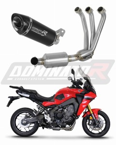 Yamaha Tracer 9 / GT 2021 - 2024 Ligne complète d'échappement Collecteur Silencieux HP8 NOIR EX + dB killer medium