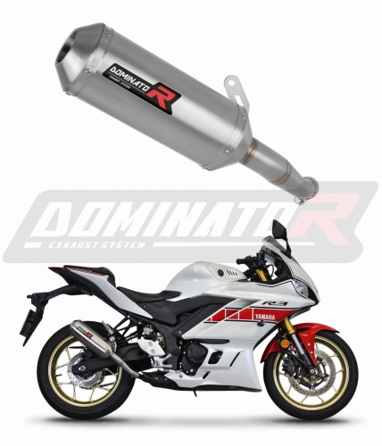 échappement silencieux DOMINATOR OV G2 compatible avec la moto Yamaha YZFR3 2019  2024 6