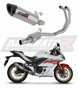 Yamaha YZF-R3 2019 - 2024 Ligne complète d'échappement Collecteur Silencieux HP8 + dB killer medium