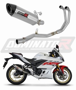 Yamaha YZF-R3 2019 - 2024 Ligne complète d'échappement Collecteur Silencieux HP8 + dB killer medium