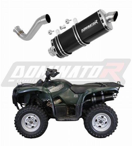 exhaust muffler DOMINATOR P7 BLACK fits to Yamaha YFM 700 GRIZZLY 2007  2015 8
