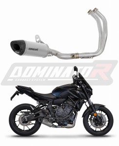 Yamaha MT 07 2021 - 2024 Ligne complète d'échappement Collecteur Silencieux Titane HP8 + dB killer