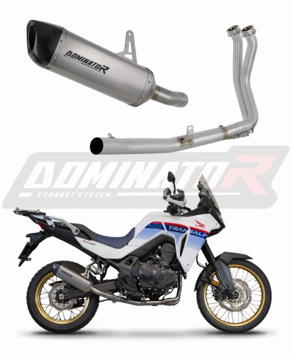 complete exhaust system with muffler DOMINATOR Full System titanium HP6 fits to Honda XL 750 TRANSALP 2023  7