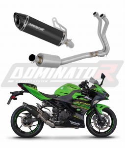 Kawasaki NINJA 400 2018-2022 Ligne complète d'échappement Collecteur Silencieux HP8 NOIR + dB killer