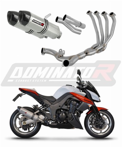Kawasaki Z1000 2014 - 2016 Full Exhaust System Muffler Auspuff Sportauspuff Silencer Echappement Silencieux Scarico Scarichi Escape Collector Manifold Wydech Tłumik HP1 DOMINATOR x