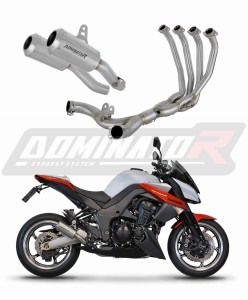 Kawasaki Z1000 2010 - 2013 Ligne complète d'échappement Collecteur Silencieux GPS + dB killer