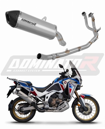 Honda CRF 1100L Africa Twin / Adventure Sports 2020 -2023 Full Exhaust System  Muffler Auspuff Sportauspuff Silencer Echappement Silencieux Scarico Scarichi Escape Collector Manifold Wydech Tłumik HP7 Titanium DOMINATOR x