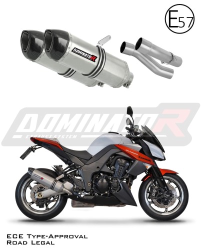 Z1000 Z 1000 EXHAUST Homologated Homologation Kawasaki Muffler Auspuff Sportauspuff Silencer Echappement Silencieux Scarico Scarichi Escape Wydech Tłumik HP1 2014 - 2016 DOMINATOR x