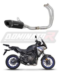 Yamaha Tracer 7 / GT 2020 - 2024 Ligne complète d'échappement Collecteur Silencieux HP8 NOIR + dB killer