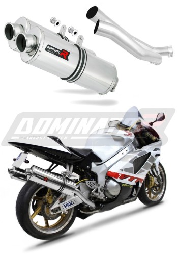 exhaust muffler DOMINATOR OV fits to Honda VTR 1000 SP1 1998  2001 6