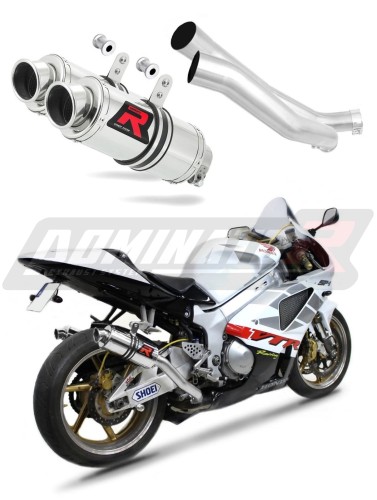 exhaust muffler DOMINATOR GP1 fits to Honda VTR 1000 SP1 1998  2001 6