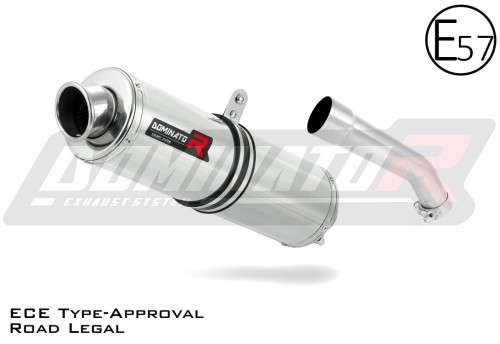 échappement silencieux DOMINATOR homologué rond compatible avec la moto Kawasaki ZX10R 2004  2005 3