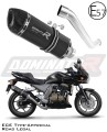 exhaust muffler DOMINATOR homologated road legal HP1 BLACK fits to Kawasaki Z750 2004  2006 6