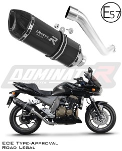 Kawasaki Z750 2004 - 2006 EU Approuvé Pot d'échappement Silencieux HP1 NOIR