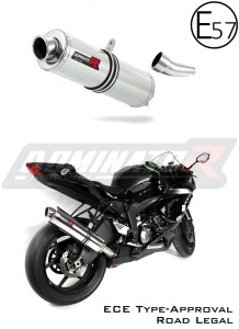 Kawasaki ZX6R 636 2009 - 2020 EU Approuvé Pot d'échappement Silencieux ST