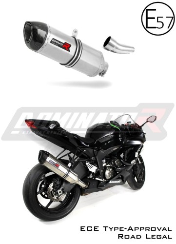 Kawasaki ZX6R 636 2009 - 2016 Motorcycle EU Approved Street Legal Muffler Auspuff Sportauspuff Silencer Echappement Silencieux Scarico Scarichi Escape Wydech Tłumik HP1 Dominator Exhaust System x