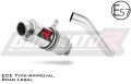 wydech tłumik DOMINATOR Homologowany GP1 pasujący do motocykla Kawasaki ZX6R 636 2003 - 2004 3