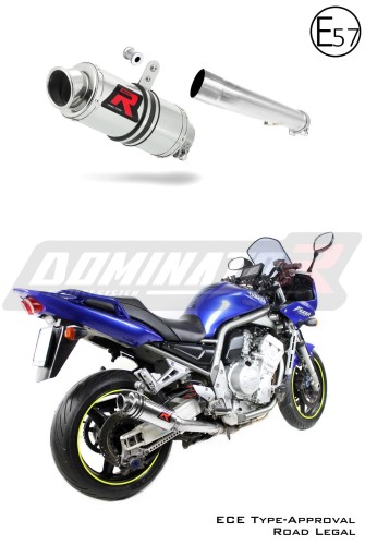 échappement silencieux DOMINATOR homologué GP1 compatible avec la moto Yamaha FZS FAZER 1000 2001  2005 5