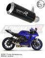 échappement silencieux DOMINATOR homologué GP noir compatible avec la moto Yamaha YZF R1 1000 RN49 2017  2019 6