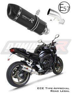 Yamaha FZ1 FAZER 1000 2006 - 2015 EU Approuvé Pot d'échappement Silencieux HP1 NOIR