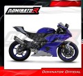 système d’échappement complet avec silencieux DOMINATOR titane Full System HP6 compatible avec la moto Yamaha YZF R6 2017  2023 3
