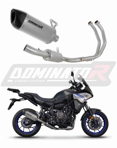 système d’échappement complet avec silencieux DOMINATOR Full System titane HP6 compatible avec la moto Yamaha Tracer 7 / GT 2020  2024
