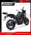 système d’échappement complet avec silencieux DOMINATOR Full System HP6 noir compatible avec la moto Yamaha Tracer 7 / GT 2020  2024 4