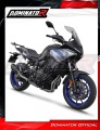 kompletny układ wydechowy z tłumikiem DOMINATOR Full System HP6 CZARNY pasujący do motocykla Yamaha Tracer 7 / GT 2020 - 2024 6