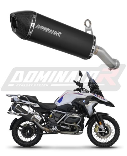 exhaust muffler DOMINATOR homologated road legal BLACK HP7 fits to BMW R1250GS Adventure 2018  2020 7