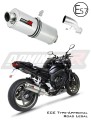 FZ1 FAZER 1000 Homologated ECE Type approval - Street legal EXHAUST Yamaha Muffler Auspuff Sportauspuff Silencer Echappement Silencieux Scarico Scarichi Escape Wydech Tłumik OVAL 2006 - 2015 DOMINATOR x