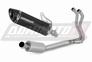 Kawasaki Z400 2018-2023 Ligne complète d'échappement Collecteur Silencieux HP8 NOIR + dB killer
