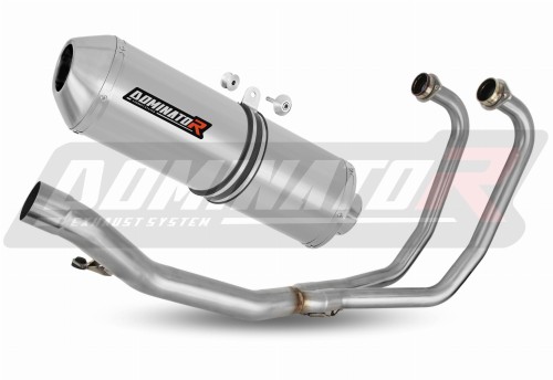 complete exhaust system with muffler DOMINATOR Full System OVR fits to Suzuki GS 500F 2004  2014