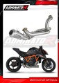 échappement silencieux decat DOMINATOR GPS Mid Pipe compatible avec la moto KTM 1290/1390 Super Duke 2020  2024 2