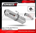 exhaust muffler DOMINATOR homologated road legal OVR fits to Honda CBR 600F PC41 2011  2015 2