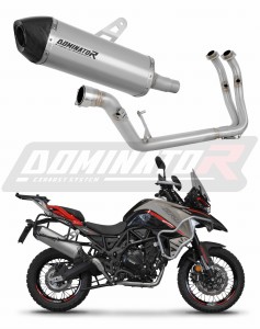 Benelli TRK 702 / TRK 702X 2023 - 2024 Ligne complète d'échappement Collecteur Silencieux Titane HP7 + dB killer