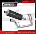 complete exhaust system with muffler DOMINATOR Full System P7 BLACK fits to Benelli TRK 702 / TRK 702X 2023  2024 2